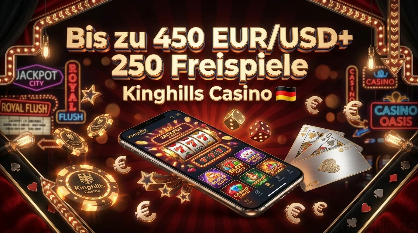 Bis zu 450 EUR/USD+ 250 Freispiele